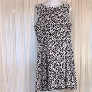 Eva Mendes Sleeveless Midi Dress